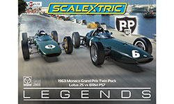 C4580A - Scalextric 1963 Monaco Carlo Grand Prix Twin Pack