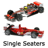 New Slot Car Modellers Shop - Model Scalextric Single Seater Cars - Formular 1 (F1), A1, Renault, Honda, Ferrari, Mercedes-Benz, Mclaren