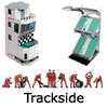 New Slot Car Modellers Shop - Model Scalextric Trackside - Pit Garage, Grandstand, Control Tower, Pit Crew