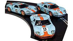 Scalextric Ford GT40 1968 – Gulf Triple Pack - Limited Edition- C3896A